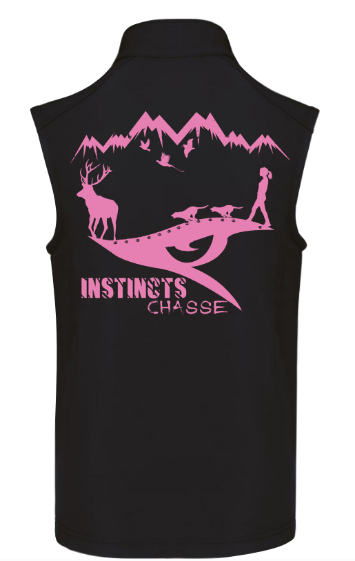 [4909105/XS] INSTINCTS Chasse Gilet noir Femme (XS)