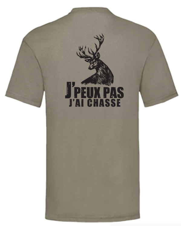 Instincts chasse "J'peux pas j'ai chasse" Beige