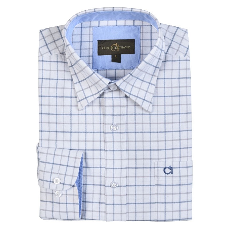Club Interchasse Chemise Acteon bleu gris