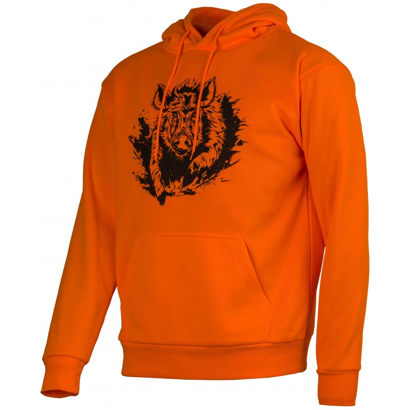 Somlys Sweat à capuche zippée camo orange Fire enfant (copie)