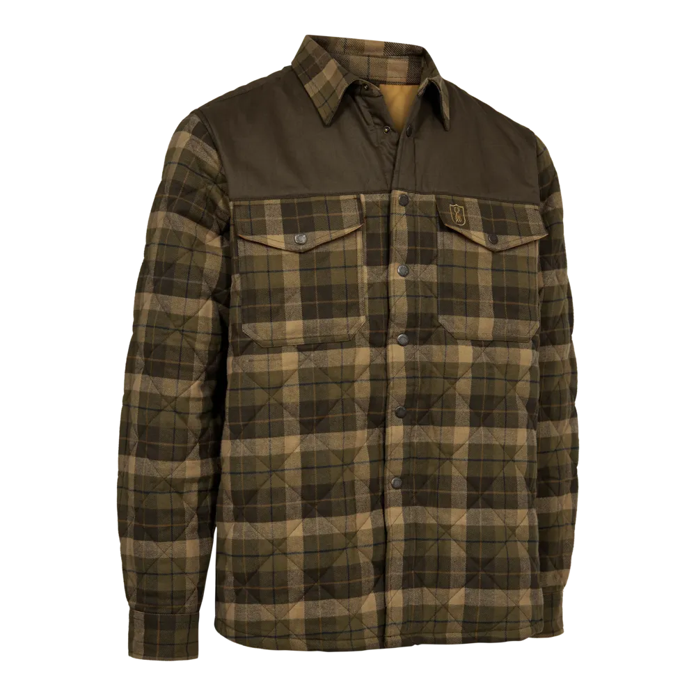 Deerhunter Surchemise matelassée Elbert brown