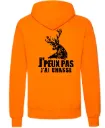 INSTINCTS Chasse Sweat orange Cerf - j'peux pas