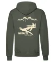 INSTINCTS Chasse Sweat kaki Bécasse