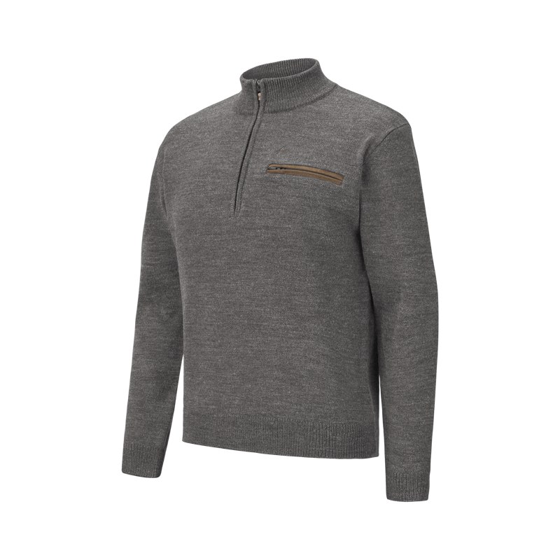 Ligne Verney Carron Pull Rocheval zip café