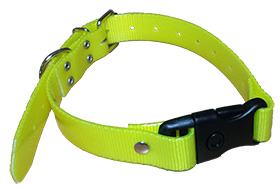 [1547504/JA] HB dog Collier fluo a clips 60cm Biothane (jaune)