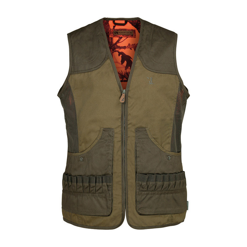 [1079114/S] Percussion Gilet savane reversible (S)