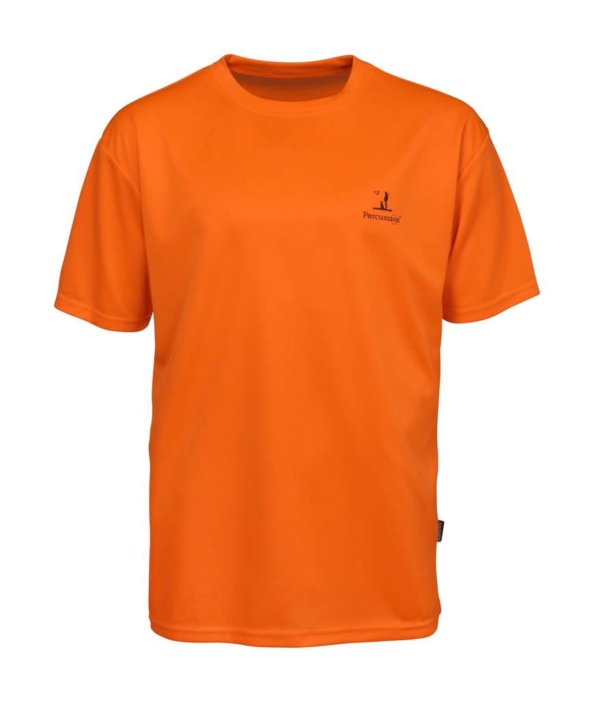 [1079310/S] Percussion T-Shirt Manches Courtes Respirant (S, Orange)
