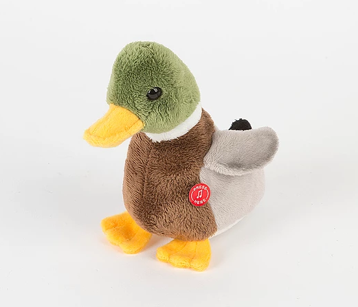 [1327737] Peluche canard sonore 18cm