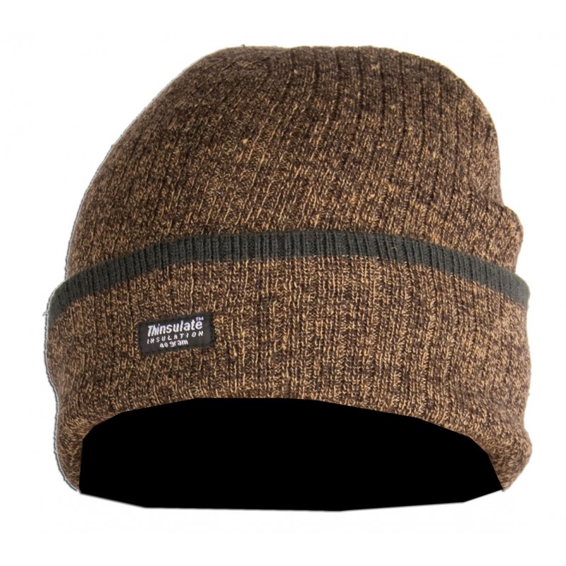 [2979403] Somlys Bonnet Polaire thinsulate  marron chiné