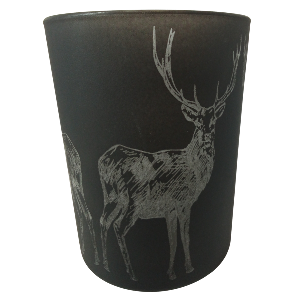 [22777070] Photophore 2 cerfs gris GM