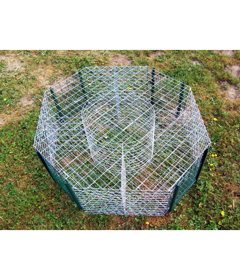 [4736810] Cage a pie octogonale 5 compartiments