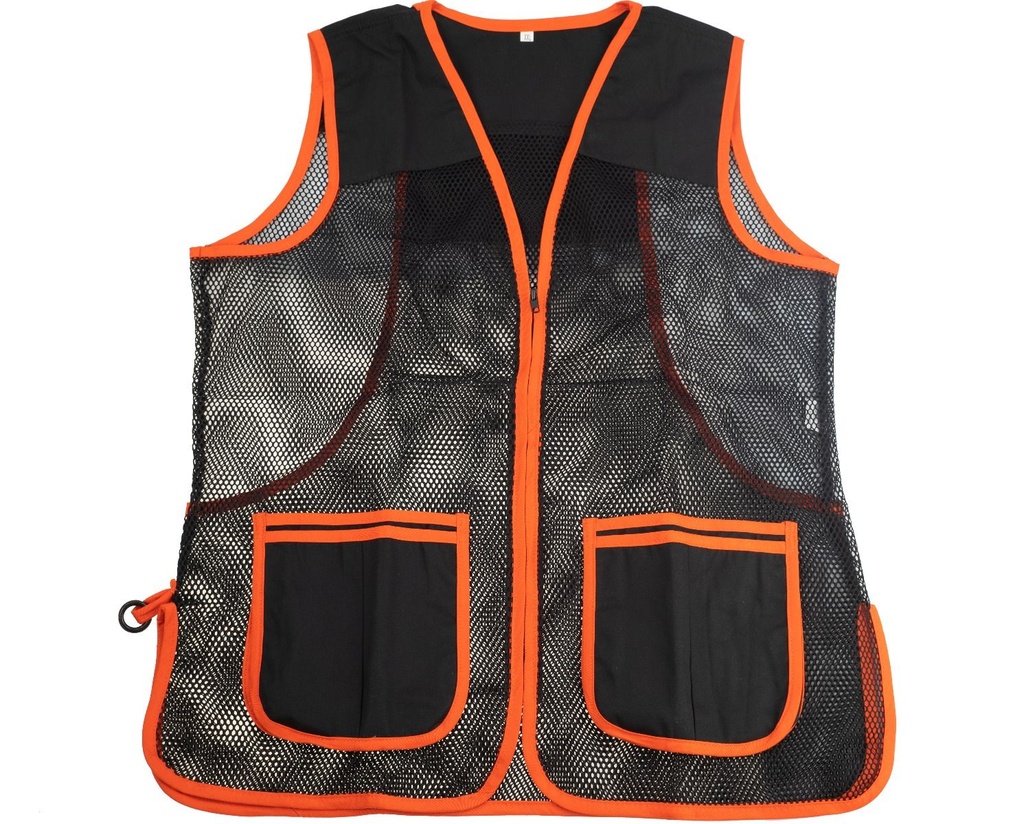 [M0669107/XXL] Gilet trap grille noir (XXL)