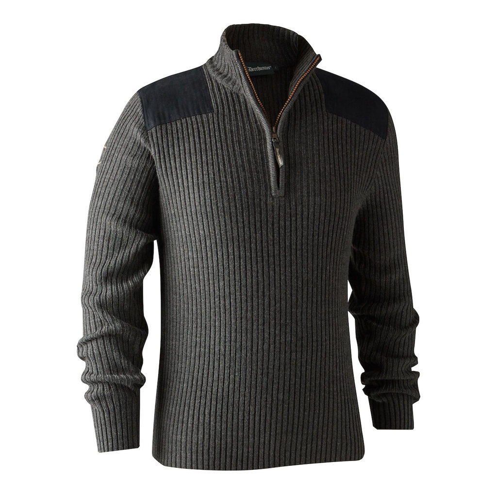 [1959302/M] Deerhunter Pull col zippe Rogaland (M)