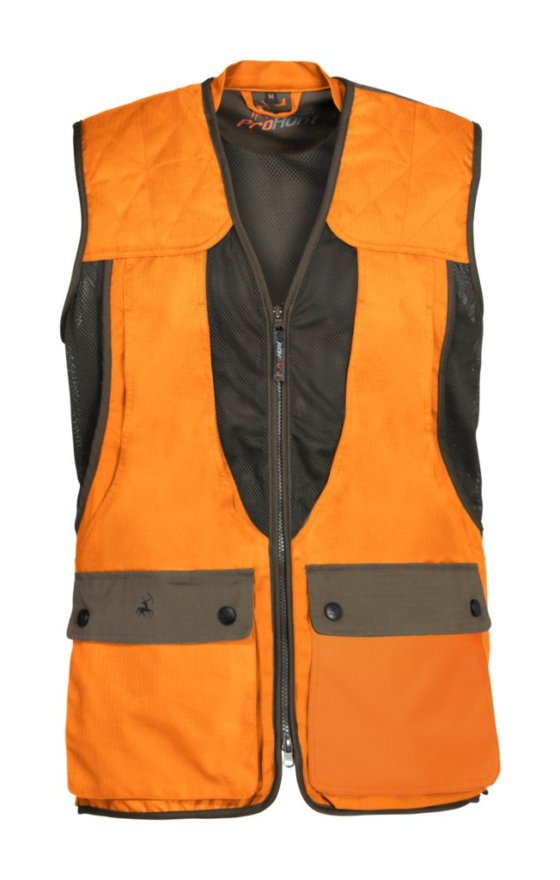 [4429123/S] Ligne Verney Carron Gilet grouse kaki orange (S)
